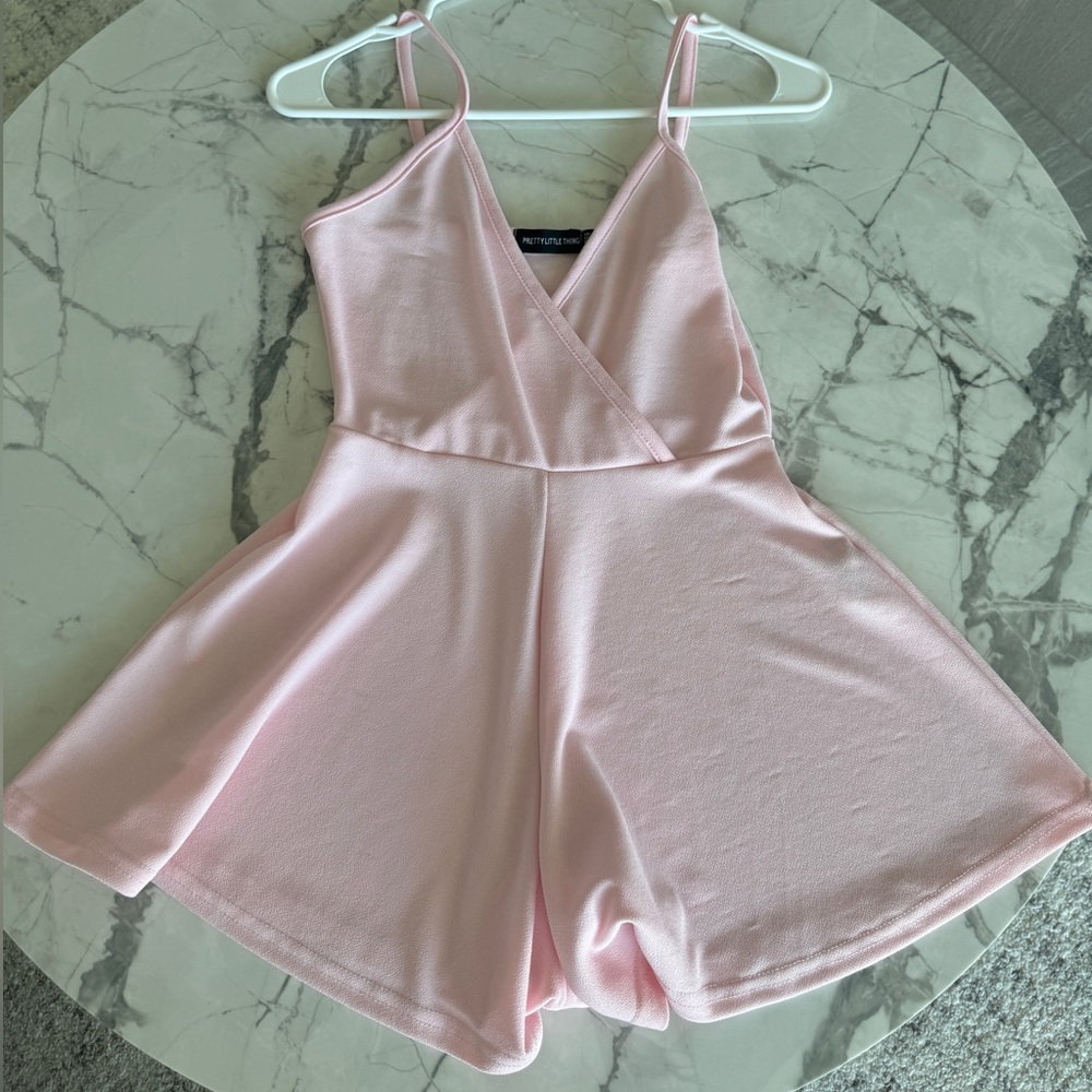 A baby pink romper perfect for summer!